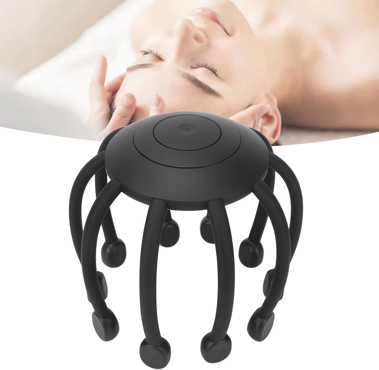 Intelligent Octopus Head Massager – Relaxing Kneading, Multiple Modes & Portable