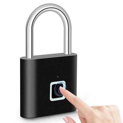 Electronic Fingerprint Lock Waterproof Smart Padlock Keyless Security