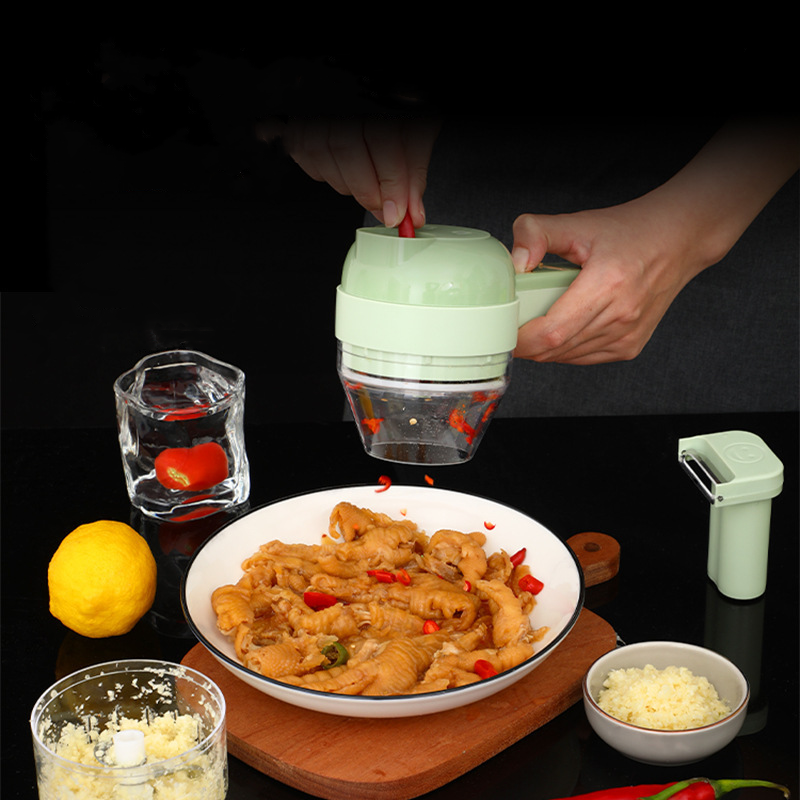 4-in-1 Electric Food Processor