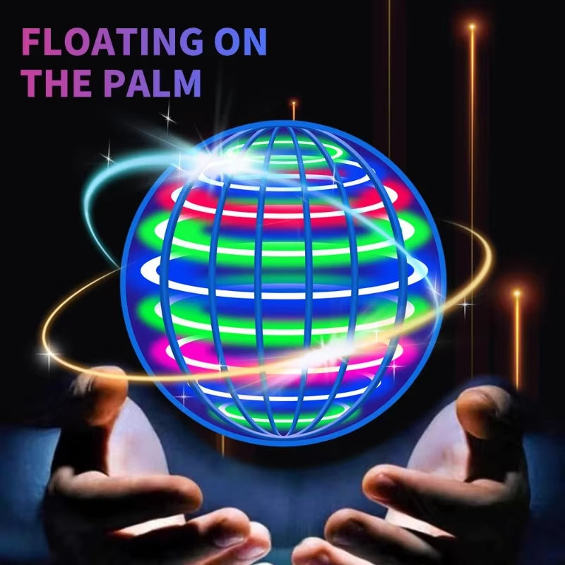 LED Lit Spinning Ball