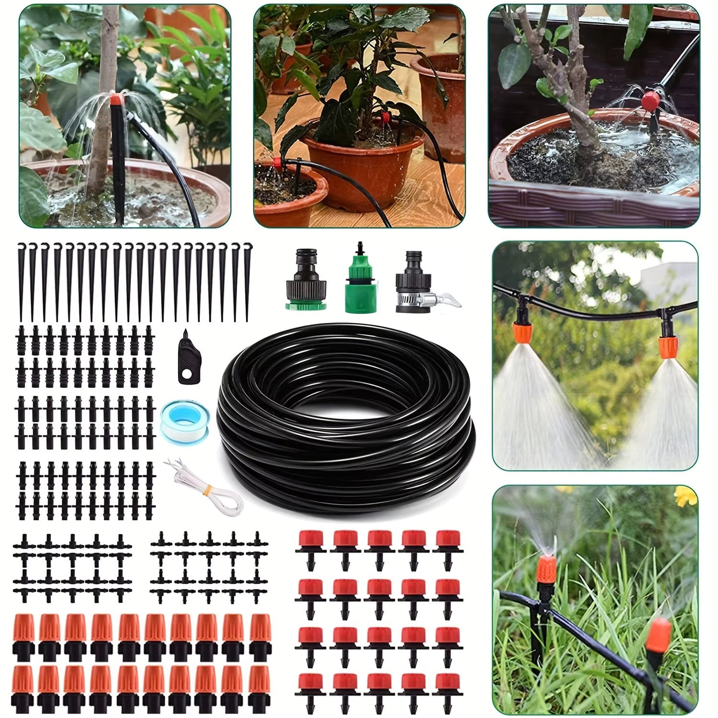 Irrigation System Plant Watering Set