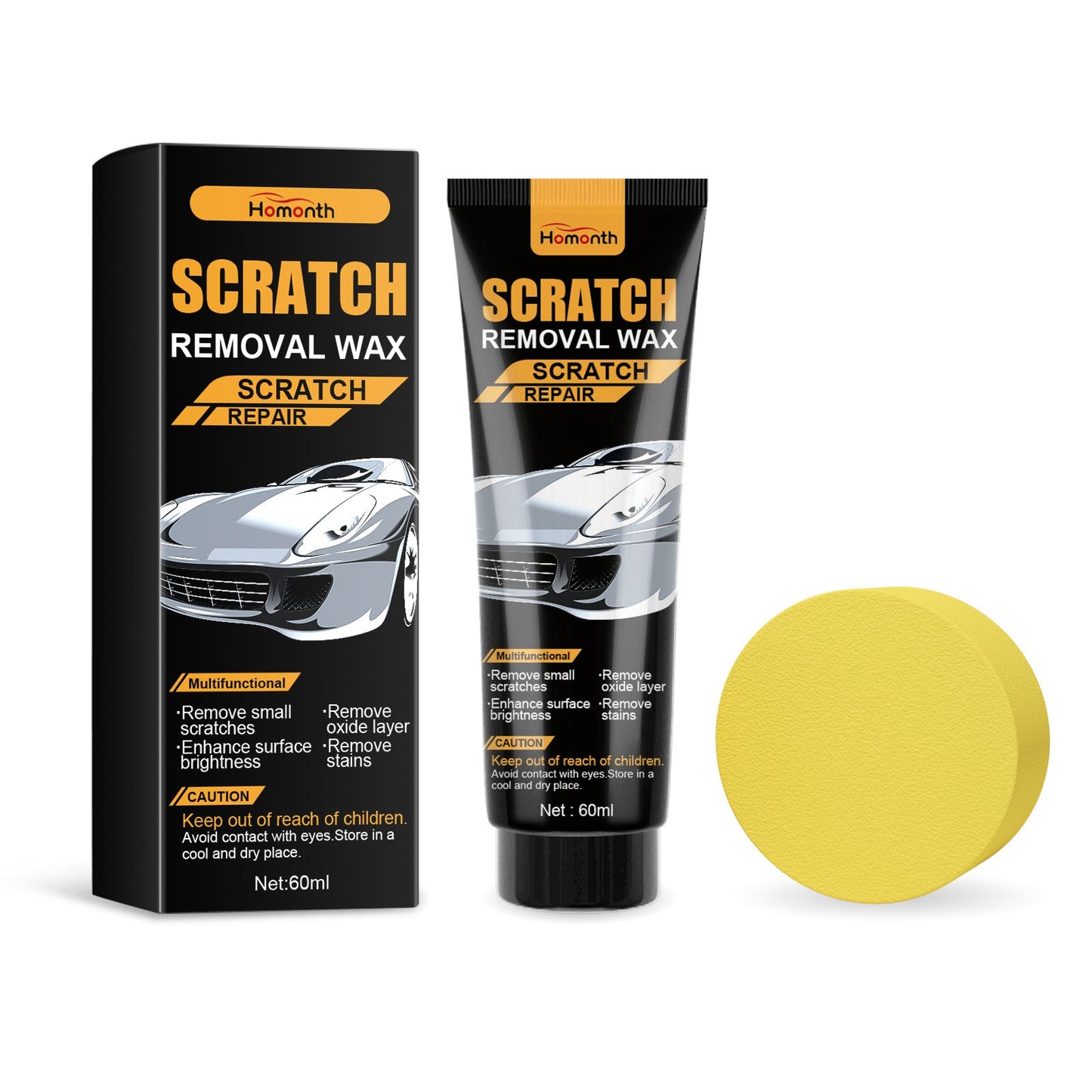 Pxcxu Universal Car Scratch Remover Wax