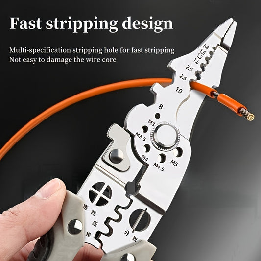 Multifunctional Wire Stripper Crimper Cable Cutter Pliers