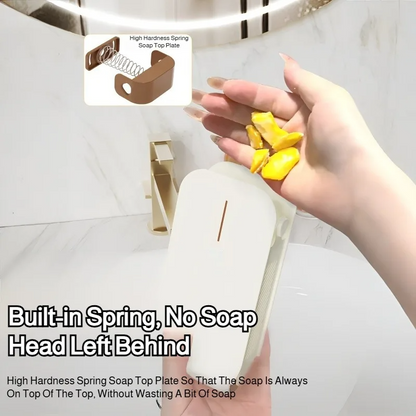 All-in-One Soap Box with Brush Roller – Convenient & Non-Slip