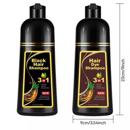 Instant Black Hair-Dye Shampoo