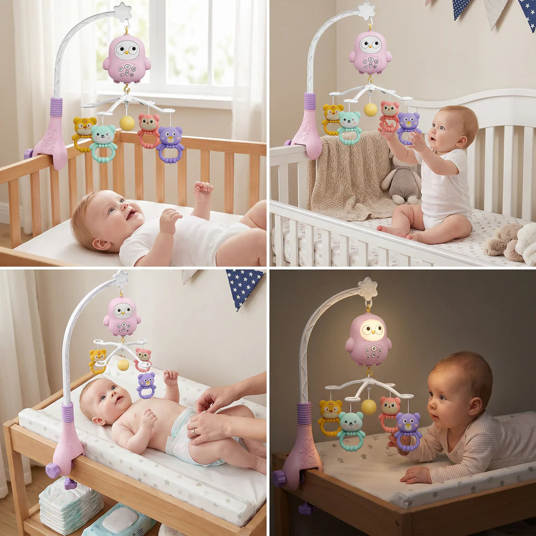 Hanging Mobile for Baby Cot & Changing Table